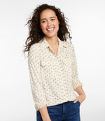 Women's Camden Hills Button Front Shirt, Print - US 7388