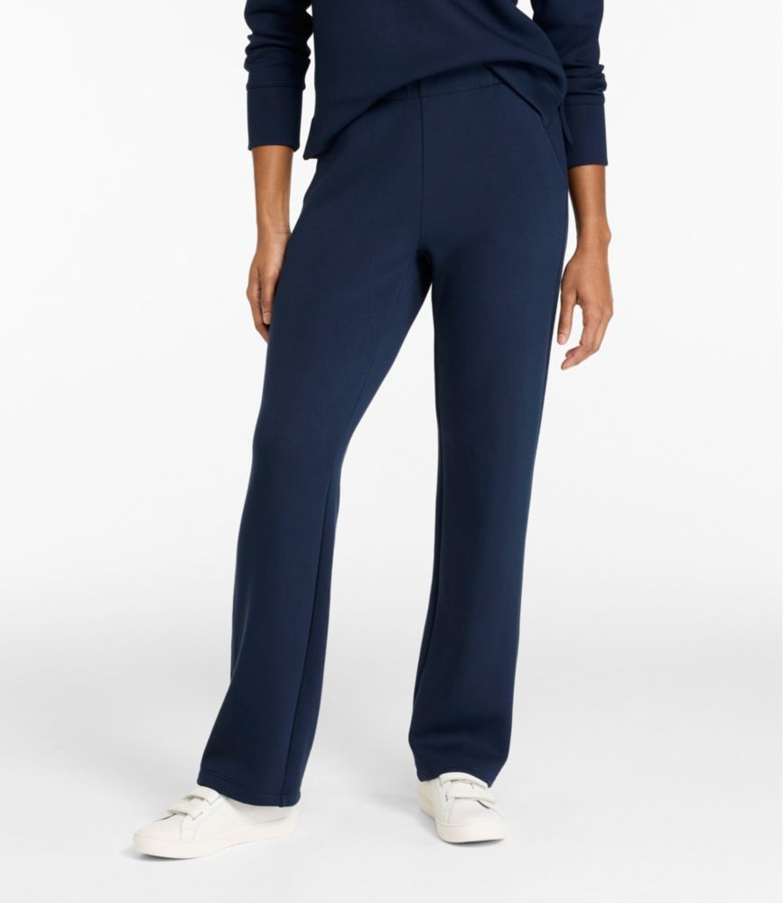 Women's L.L.Bean CloudSoft Pants, Mid-Rise Straight-Leg - US 6658