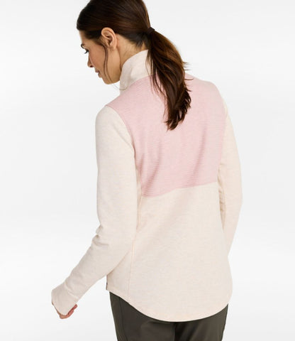 Women's Bean's Cozy Mixed Knits Pullover, Colorblock - US 9458
