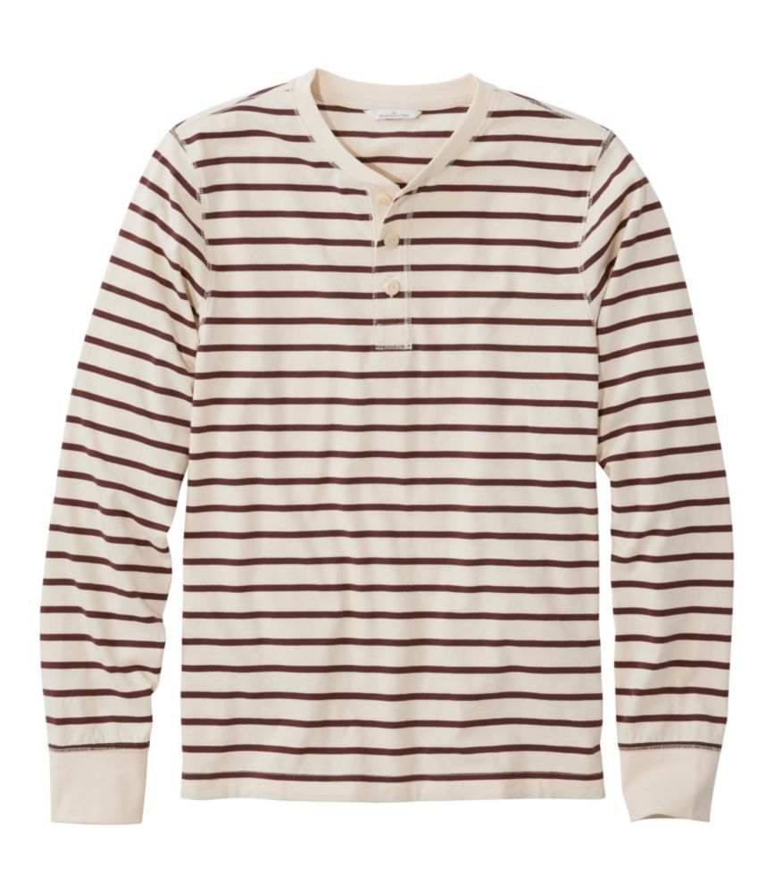 Men's Signature Northwoods Henley, Long-Sleeve, Stripe - US 0299