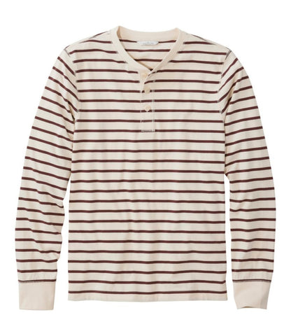 Men's Signature Northwoods Henley, Long-Sleeve, Stripe - US 0299