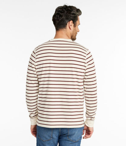 Men's Signature Northwoods Henley, Long-Sleeve, Stripe - US 0299