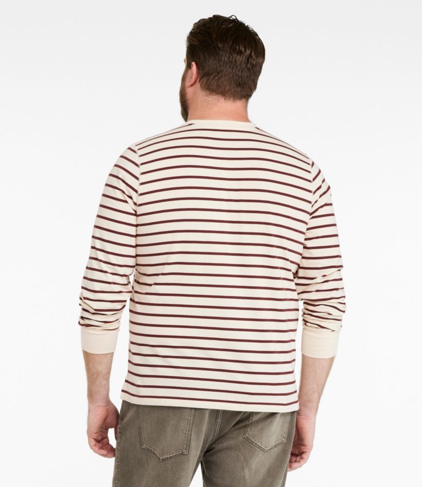 Men's Signature Northwoods Henley, Long-Sleeve, Stripe - US 0299