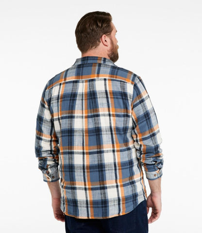 Men's 1912 Field Flannel Shirt, Lined, Slightly Fitted Untucked Fit, Plaid - US 8503