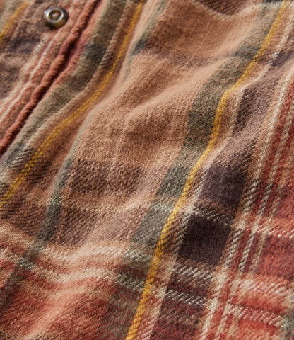 Men's 1912 Field Flannel Shirt, Lined, Slightly Fitted Untucked Fit, Plaid - US 7558