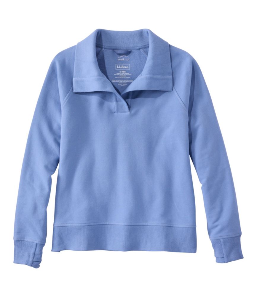 Women's Bean's Cozy Splitneck Pullover Sweatshirt - US 8981