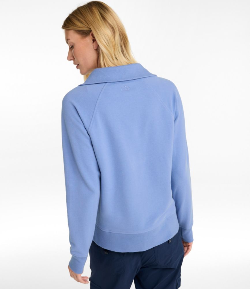 Women's Bean's Cozy Splitneck Pullover Sweatshirt - US 8981