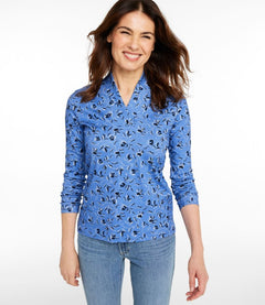 Neptune Blue Dot Floral