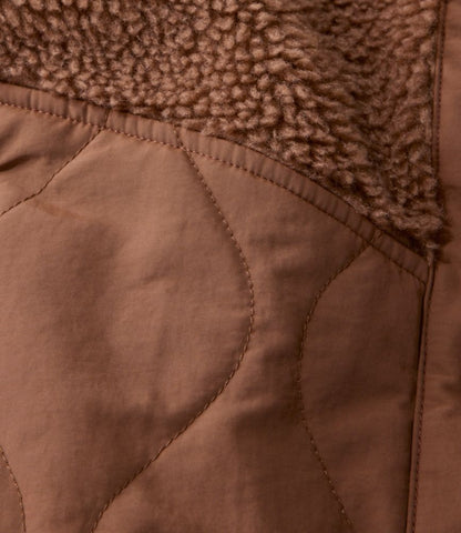 Women's Bean's Mixed Media Sherpa Fleece Jacket - US 6886