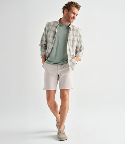 Men's Comfort Stretch Performance® Pima Tee, Short-Sleeve Without Pocket - US 6254