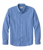 Men's Comfort Stretch Performance® Seersucker Shirt, Long-Sleeve, Slightly Fitted Untucked Fit, Plaid - US 0966