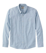 Men's Comfort Stretch Performance® Chambray Shirt, Long-Sleeve, Slightly Fitted Untucked Fit - US 5710
