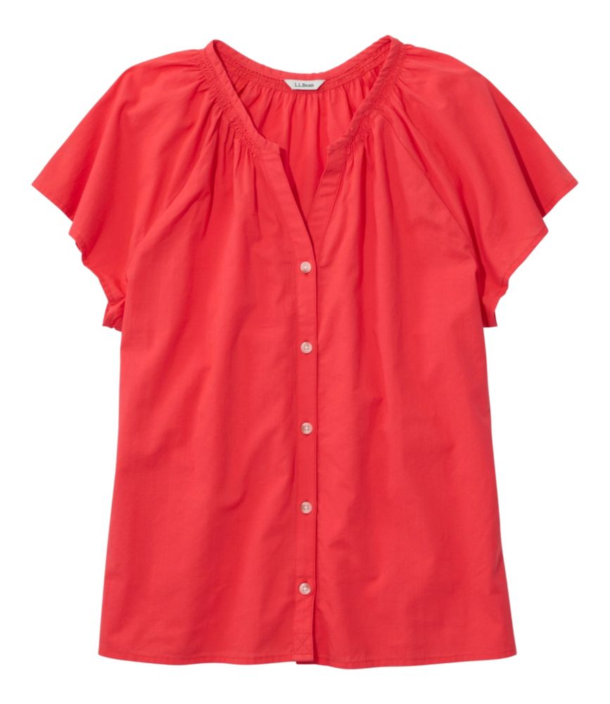 Women's Whisperweight Poplin Shirt, Short-Sleeve - US 3289
