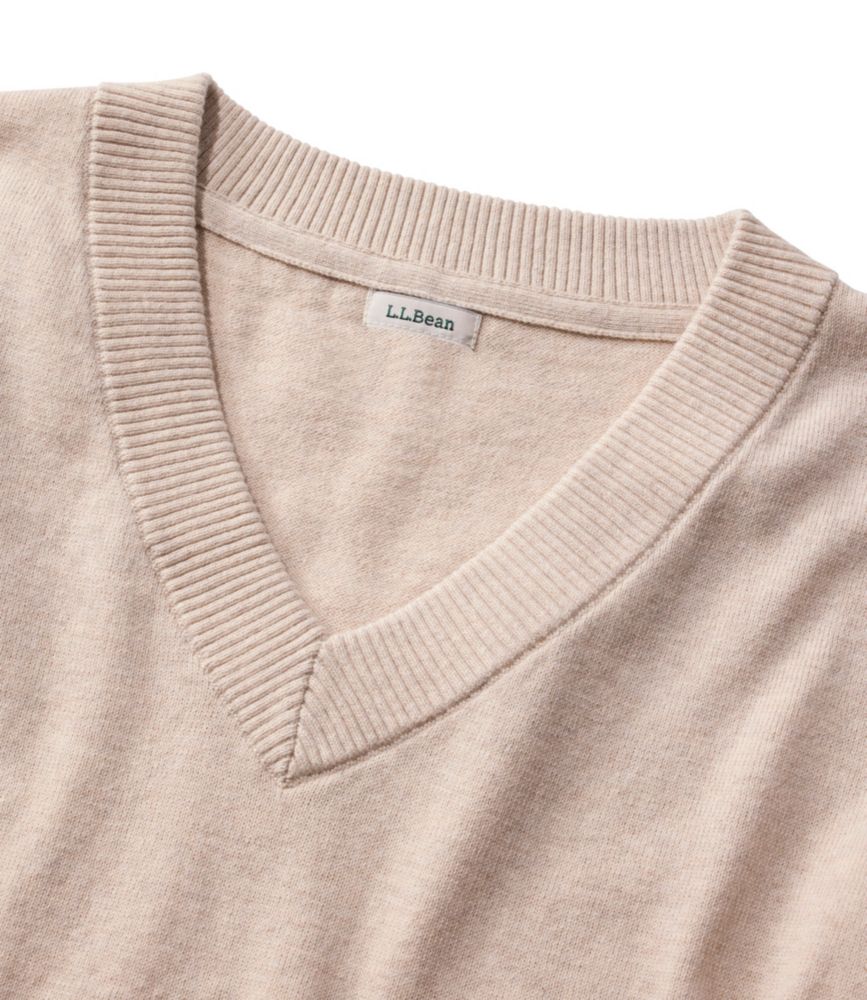 Women's Cotton/Cashmere Sweater, V-Neck - US 0930