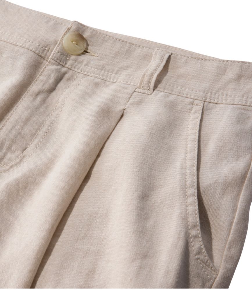 Women's Lakeside Linen-Blend Pants, Wide Straight-Leg - US 8229