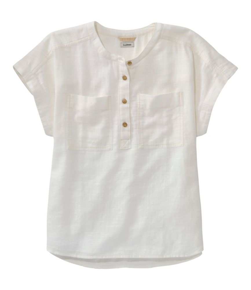 Women's L.L.Bean Day Breeze Shirt, Short-Sleeve Popover - US 5134