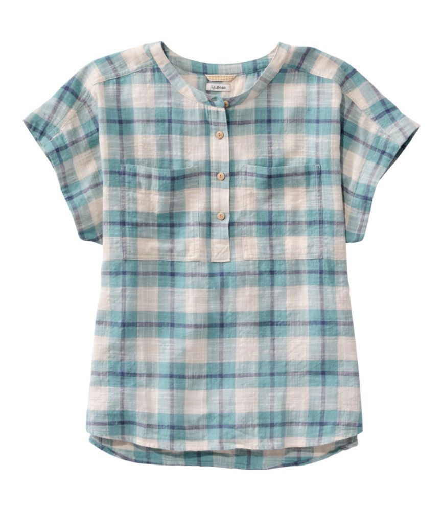 Women's L.L.Bean Day Breeze Shirt, Short-Sleeve Popover - US 4911