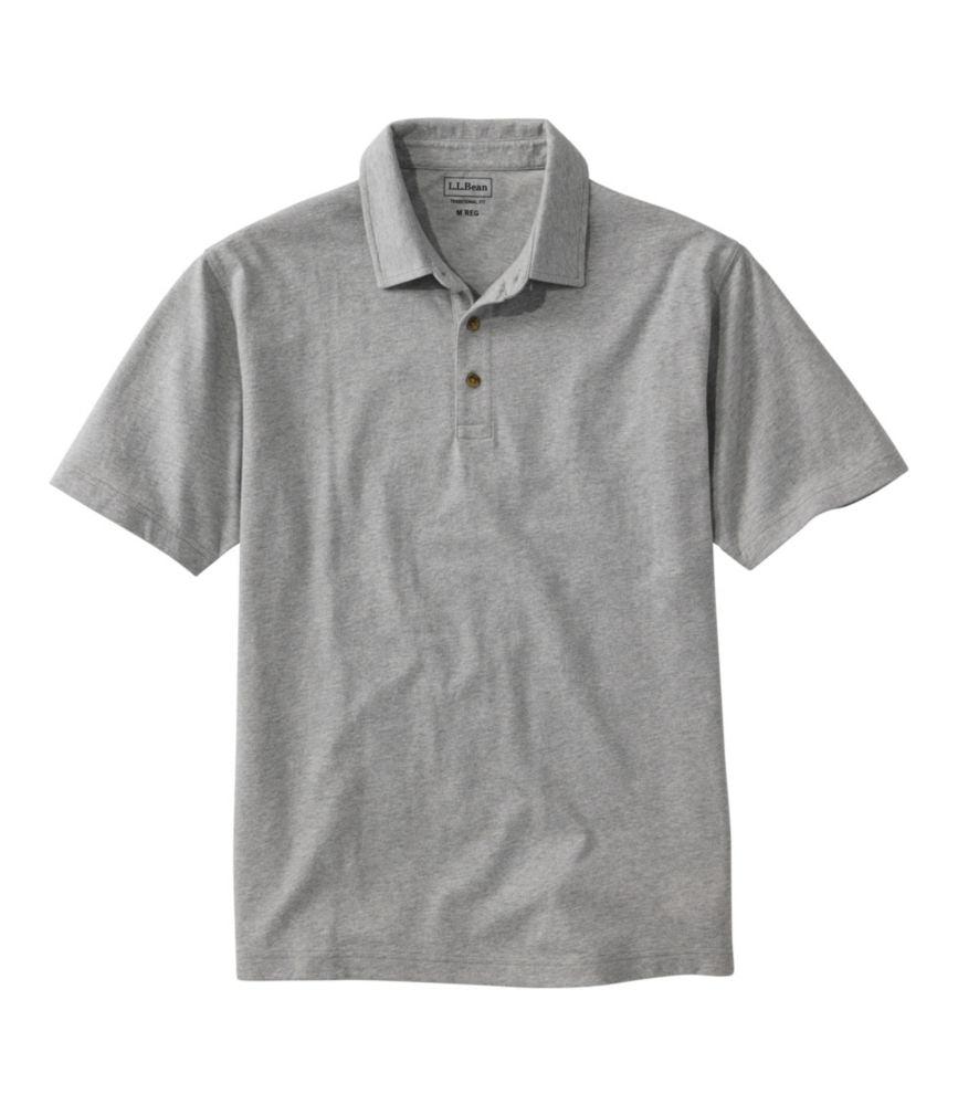 Men's Carefree Unshrinkable Polo, Short-Sleeve, Without Pocket - US 0900