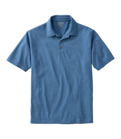 Men's Carefree Unshrinkable Polo, Short-Sleeve, Without Pocket - US 9377