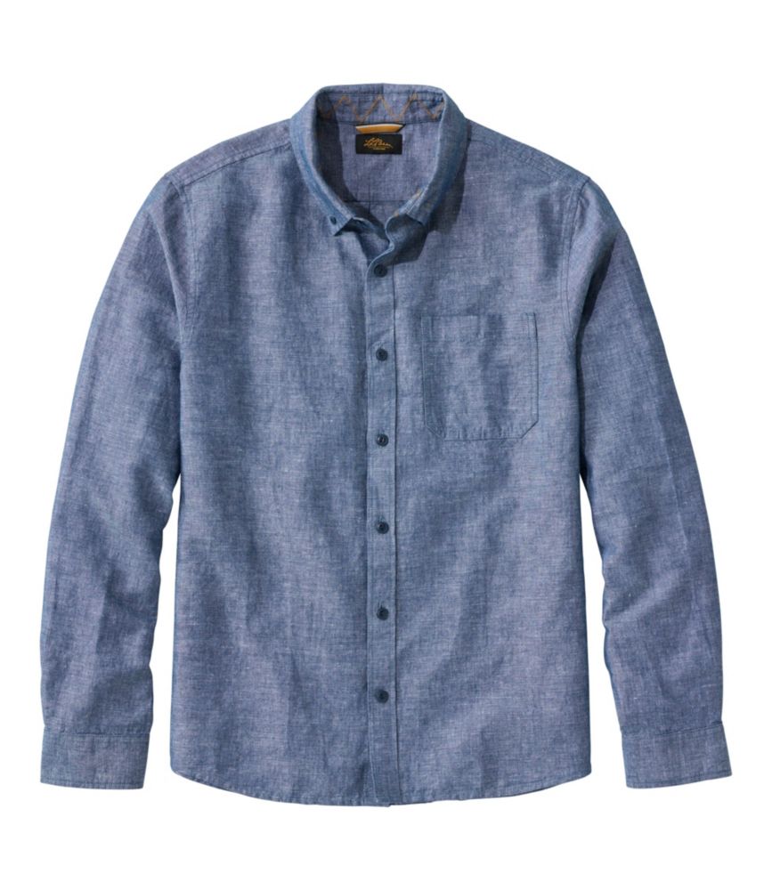 Men's Signature Wharfside Linen Blend Shirt - US 9255