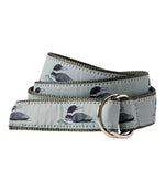 Adults' D-Ring Maine Isle Motif Belt - US 8803