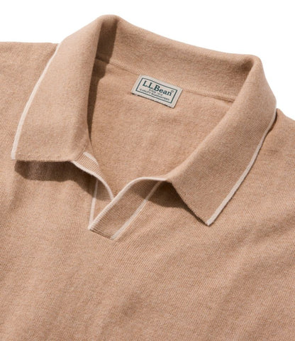 Men's All Seasons Cotton Blend Sweater, Short-Sleeve Polo - US 3845