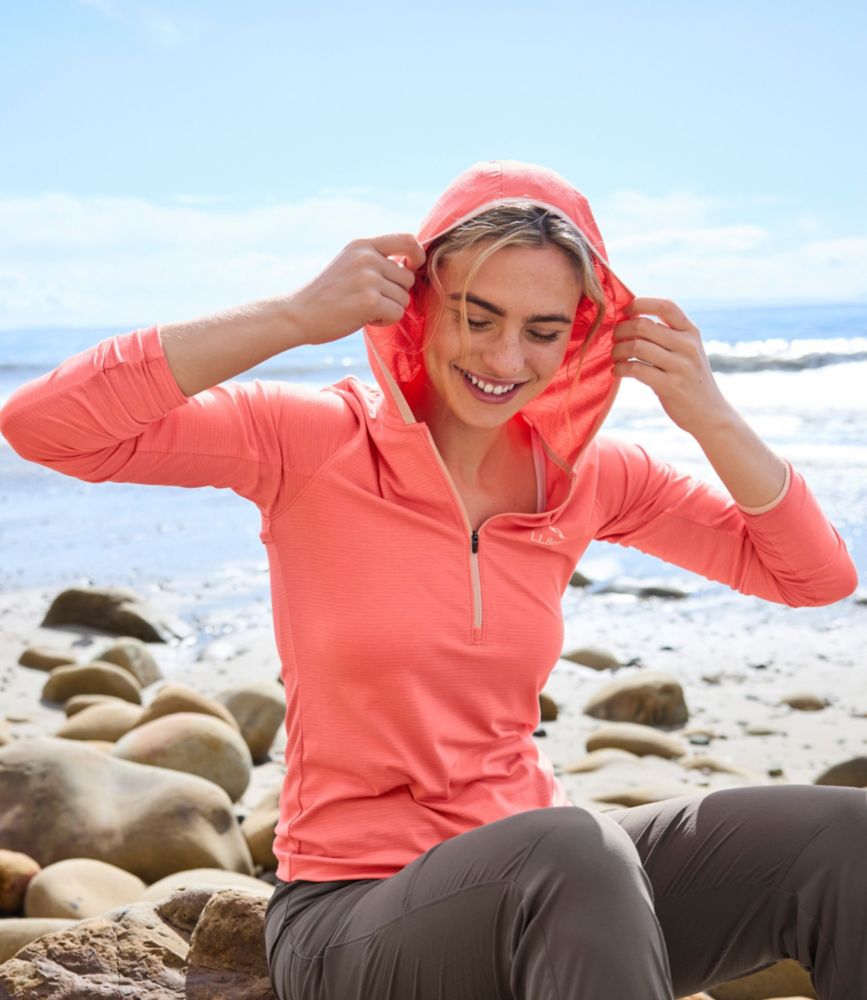 Women's SunSmart Coolpro Half Zip Hoodie - US 7479