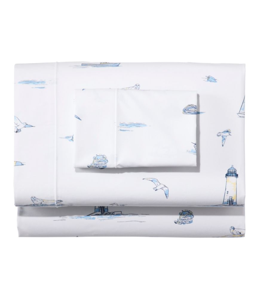 Nautical Boats Percale Sheet Collection - US 8650