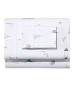 Nautical Boats Percale Sheet Collection - US 8650