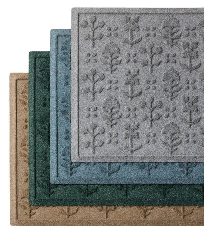 Everyspace Recycled Waterhog Doormat, Botanical Floral - US 8260