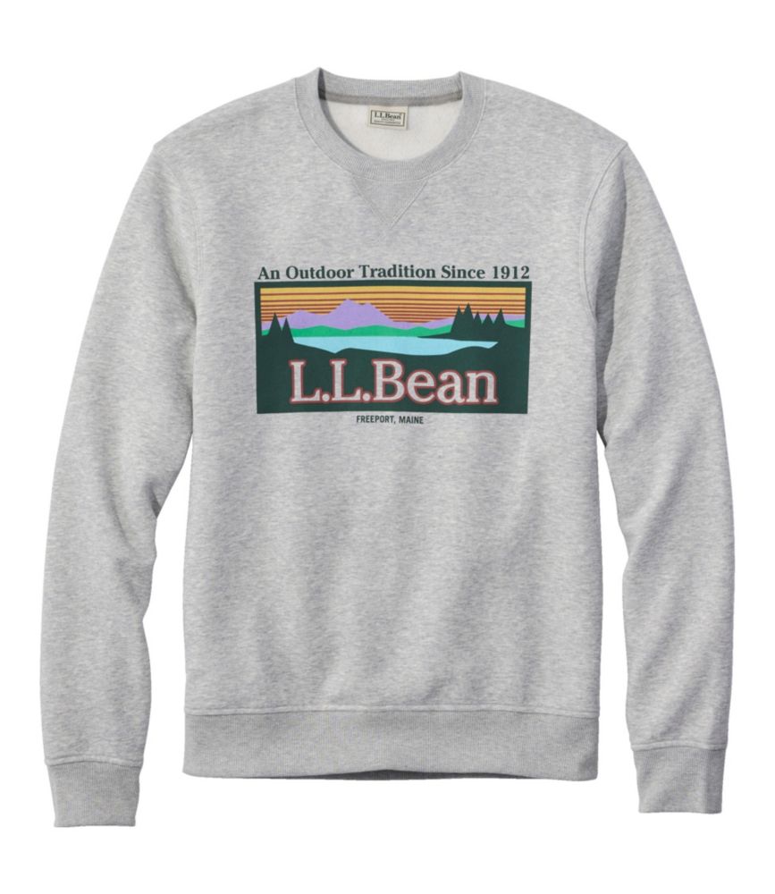 Men's Essential Graphic Sweatshirts, Crewneck - US 4596