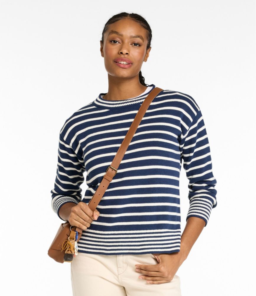 Women's Signature Original Cotton Sweater, Crewneck - US 3790