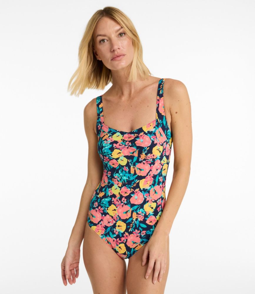 Women's Shaping Swimwear, Sweetheart Tanksuit Print - US 5528
