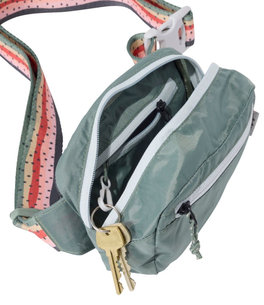 L.L.Bean Stowaway Waist Pack, Print Strap - US 9887