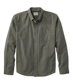 Men's Sunwashed Oxford Shirt, Slightly Fitted Untucked Fit, Stripe - US 8363