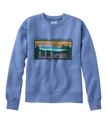 Women's Essential Sweatshirt, Crewneck Logo - US 3474