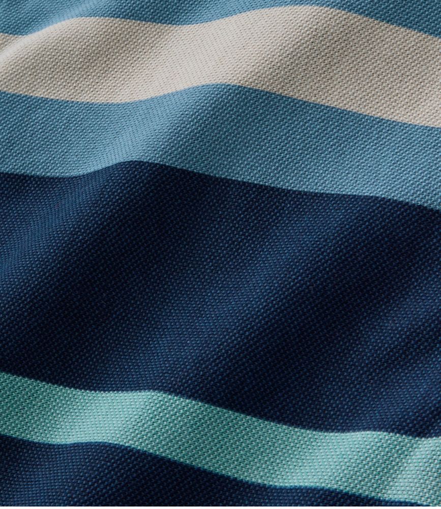 Men's Casco Bay Rugged Polo, Long-Sleeve, Stripe - US 9727