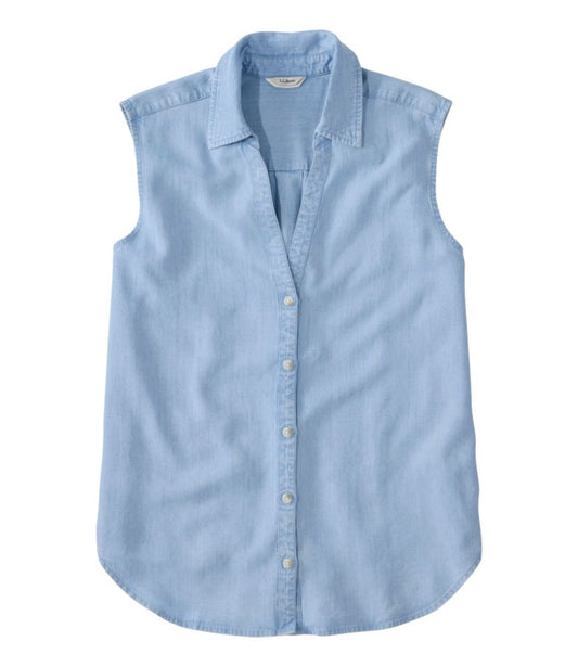 Women's Soft-Washed Sleeveless Shirt - US 9279