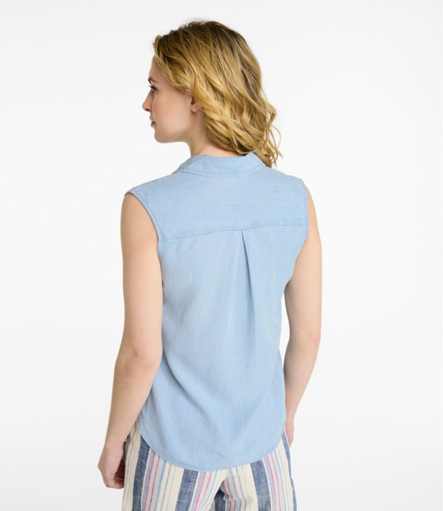 Women's Soft-Washed Sleeveless Shirt - US 9279