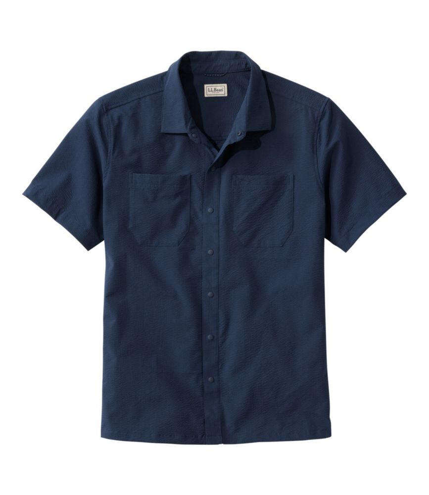 Men's VentureTek Seersucker Shirt, Short-Sleeve - US 4775