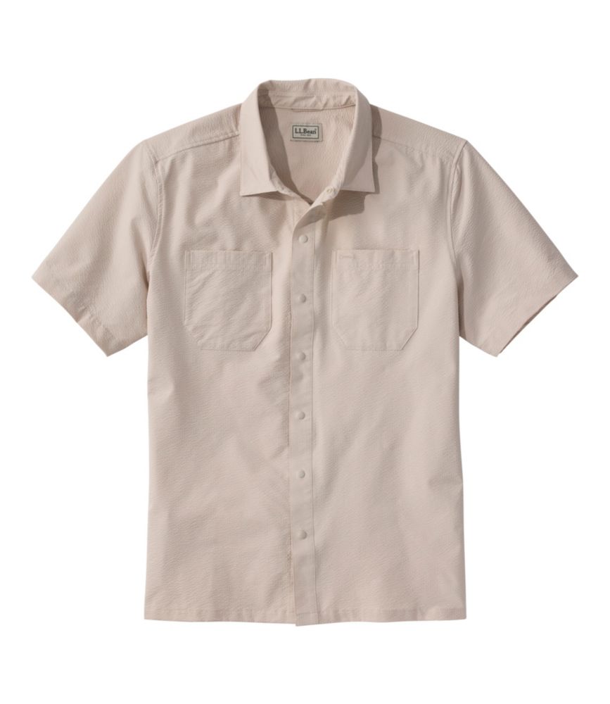 Men's VentureTek Seersucker Shirt, Short-Sleeve - US 2596