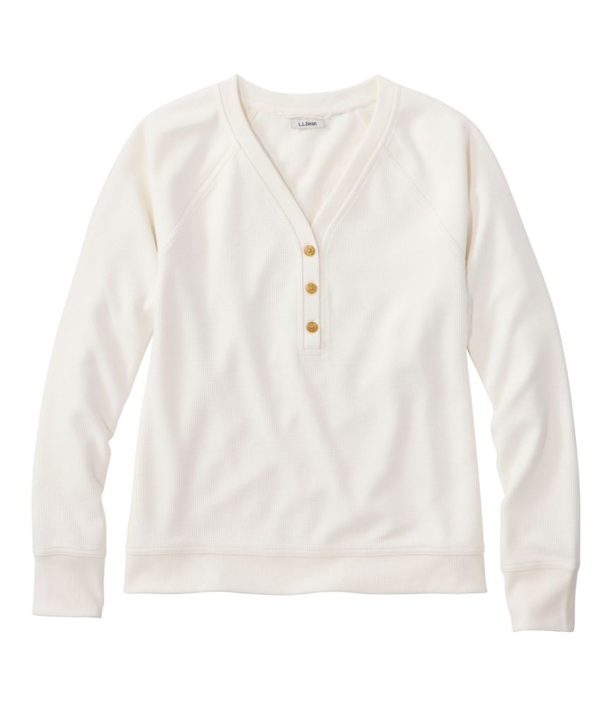 Women's Mountainside Micro Waffle Henley - US 2788