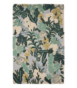 Leafy Floral Wool Tufted Rug - US 8011