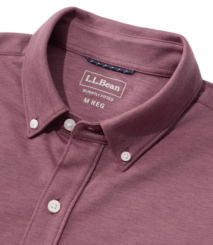 Men's Comfort Stretch Performance® Button-Front Knit Shirt, Long-Sleeve - US 9673
