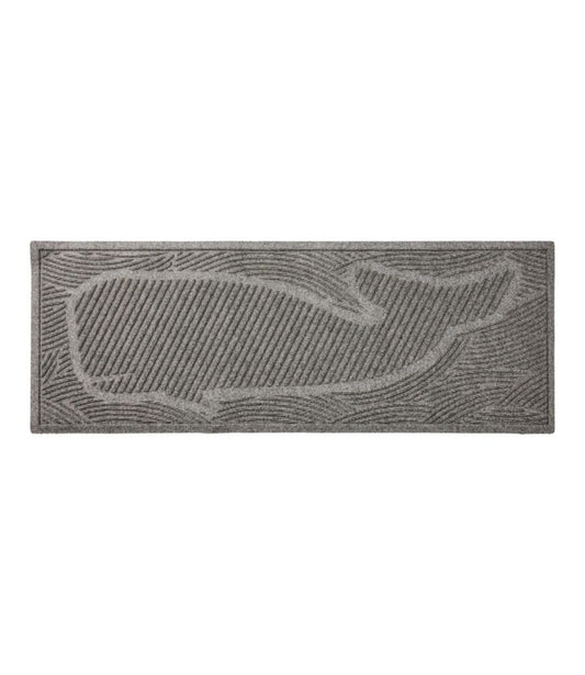 Everyspace Recycled Waterhog Wide Doormat, Swimming Whale - US 5680