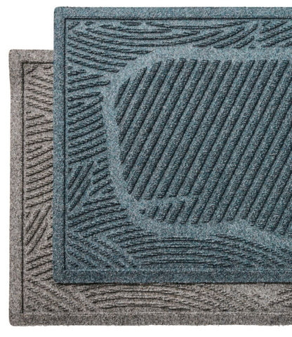 Everyspace Recycled Waterhog Wide Doormat, Swimming Whale - US 5680