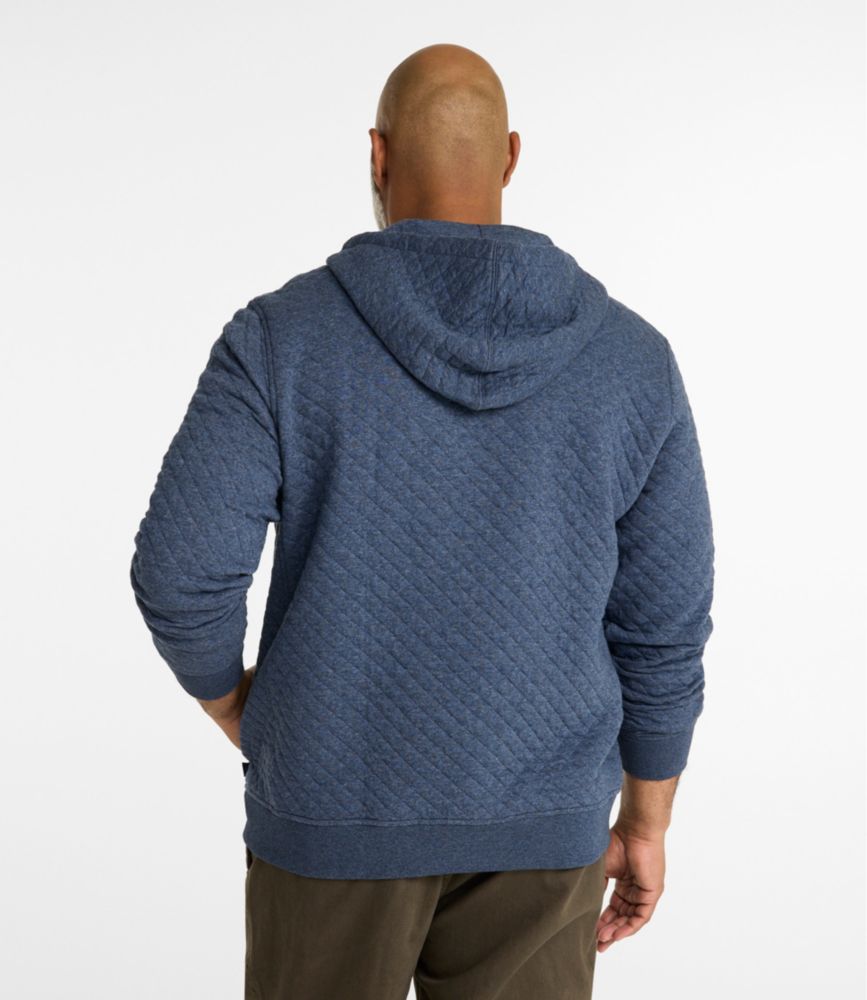 Men's Bean's Quilted Snap Hoodie - US 8430