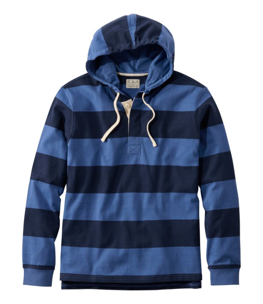 Men's Bean's Vintage Soft Rugby Hoodie - US 6188