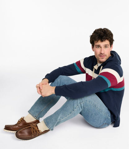 Men's Bean's Vintage Soft Rugby Hoodie - US 5612