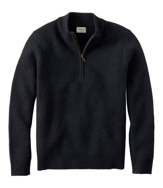 Men's Heritage Honeycomb Sweater, Quarter-Zip - US 1079